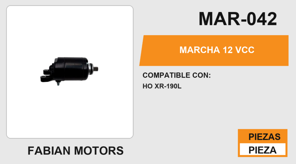 MARCHA 12Vcc