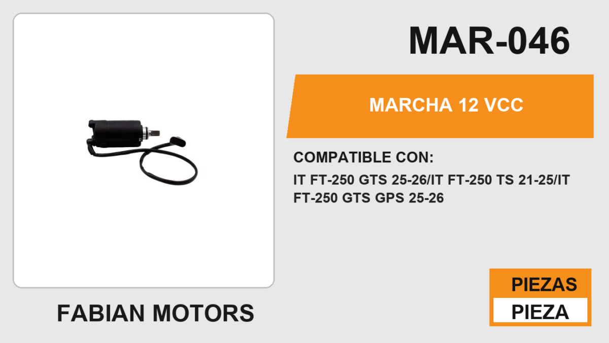 MARCHA 12Vcc