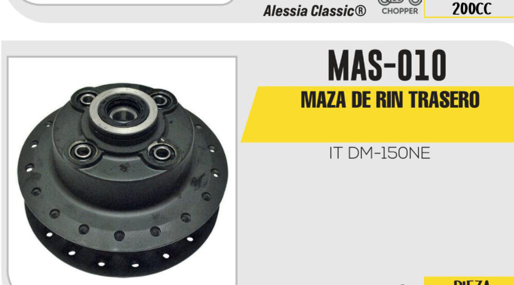 MAZA DE RIN TRASERO