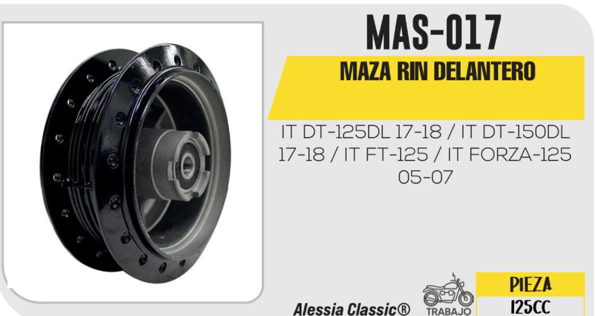MAZA DE RIN DELANTERO