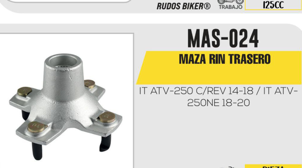MAZA RIN TRASERO