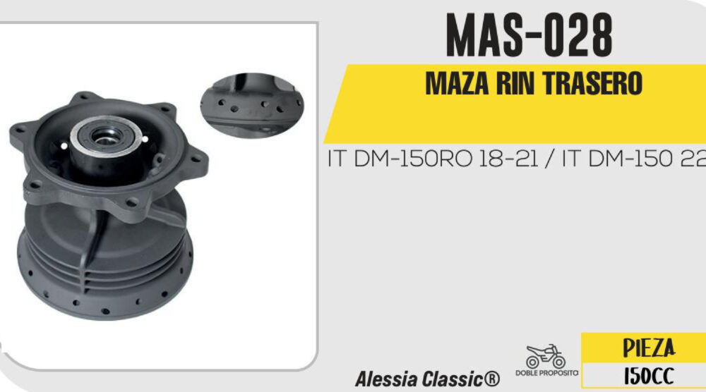 MAZA TRASERA