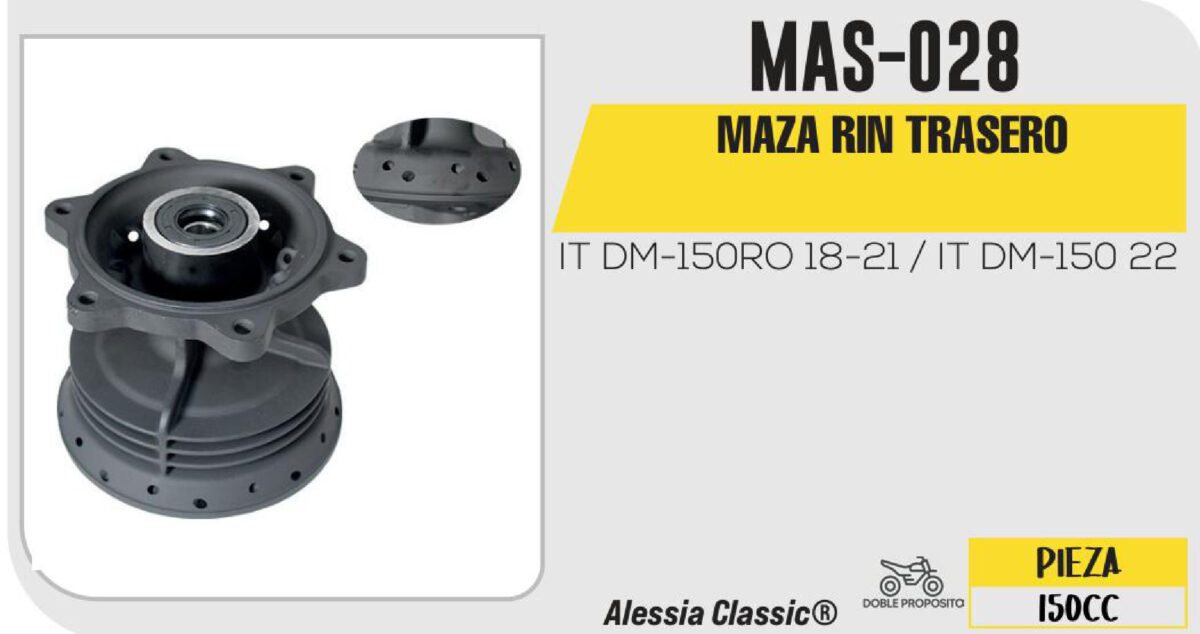 MAZA TRASERA
