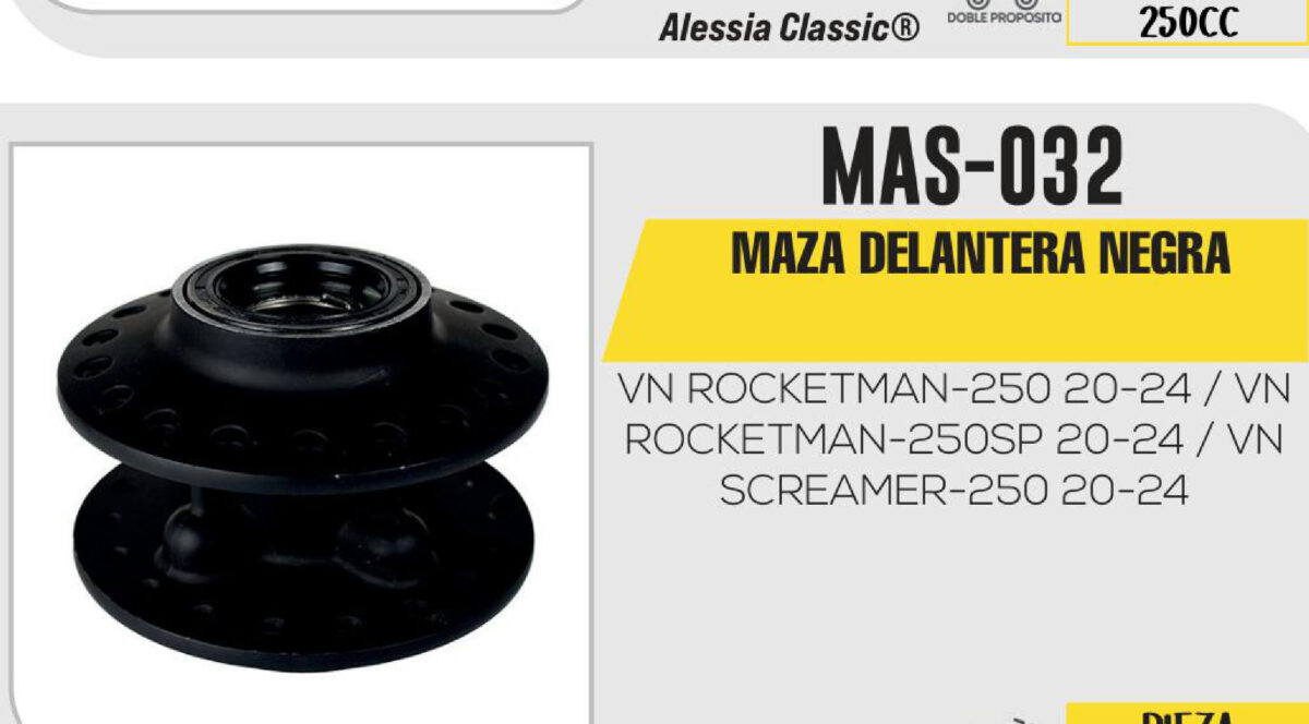 MASA DELANTERA NEGRA