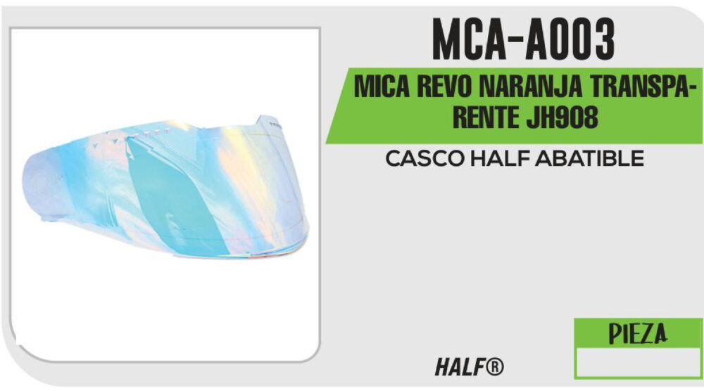 MICA REVO NARANJA TRANSPARENTE JH908