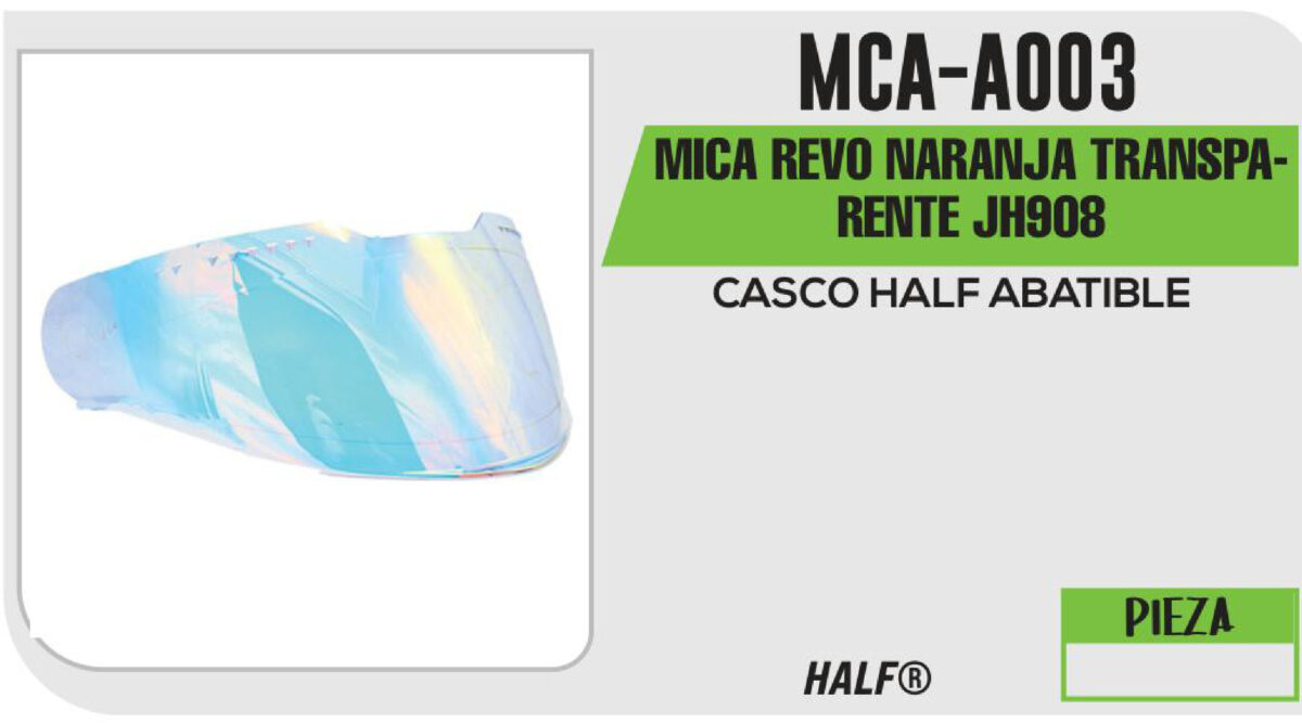 MICA REVO NARANJA TRANSPARENTE JH908