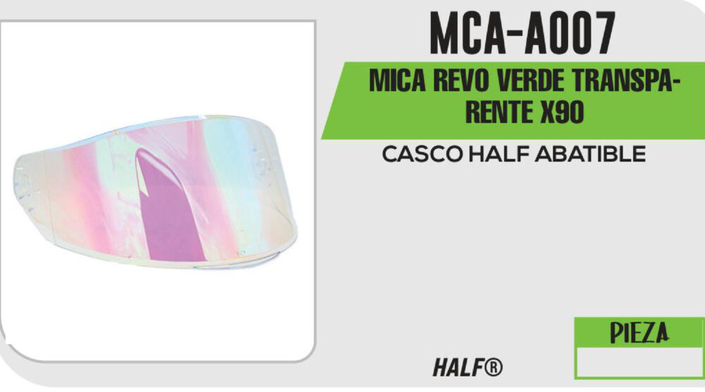 MICA REVO VERDE TRANSPARENTE X90