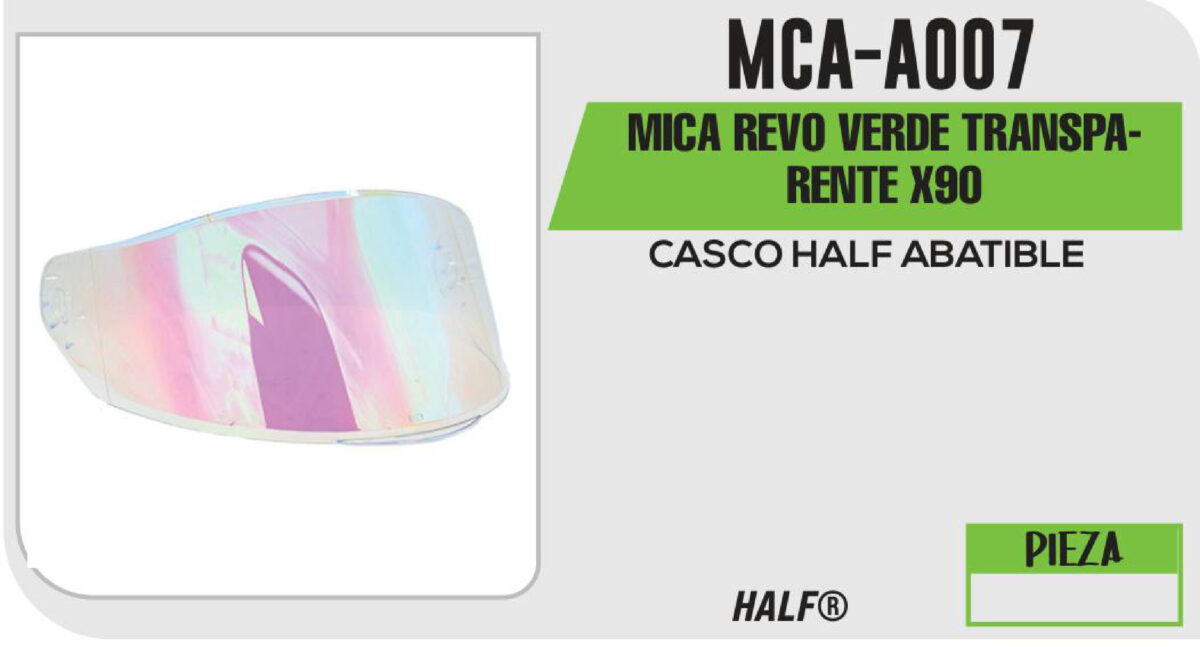 MICA REVO VERDE TRANSPARENTE X90