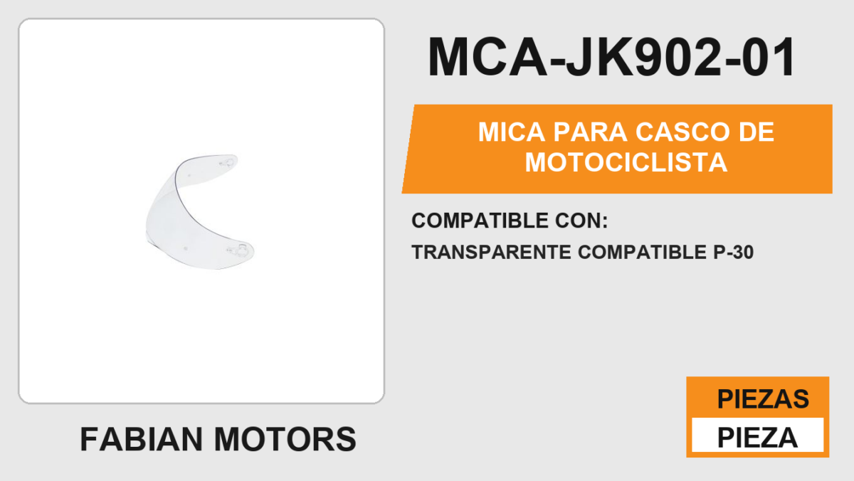 MICA TRANSPARENTE COMPATIBLE P-30