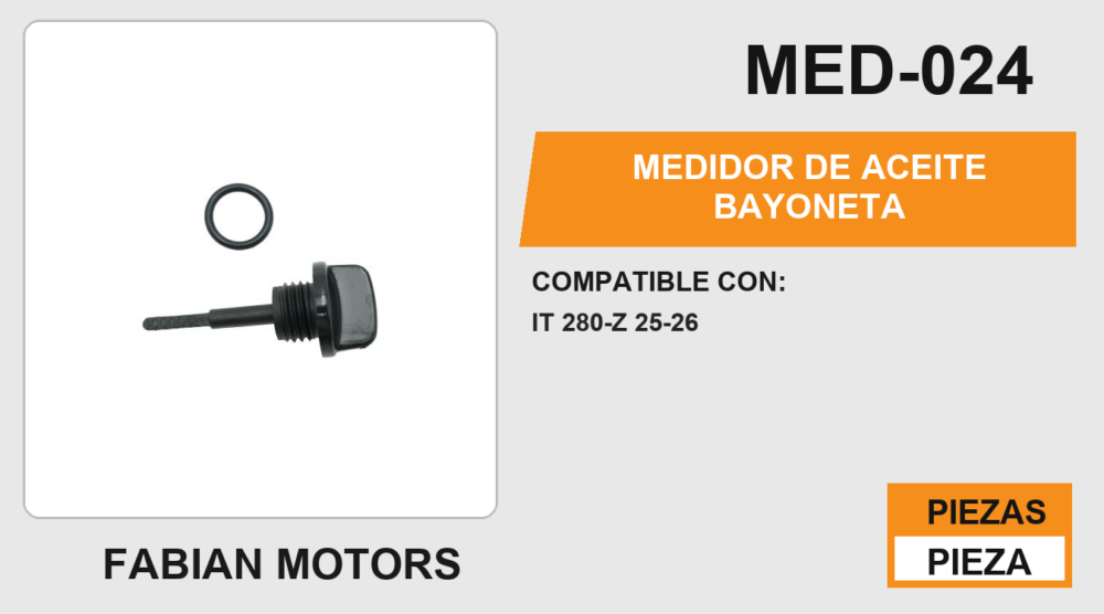 MEDIDOR DE ACEITE BAYONETA