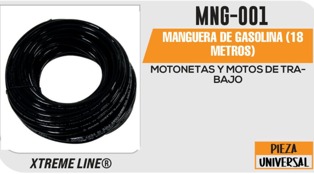 MANGUERA DE GASOLINA (18 METROS)