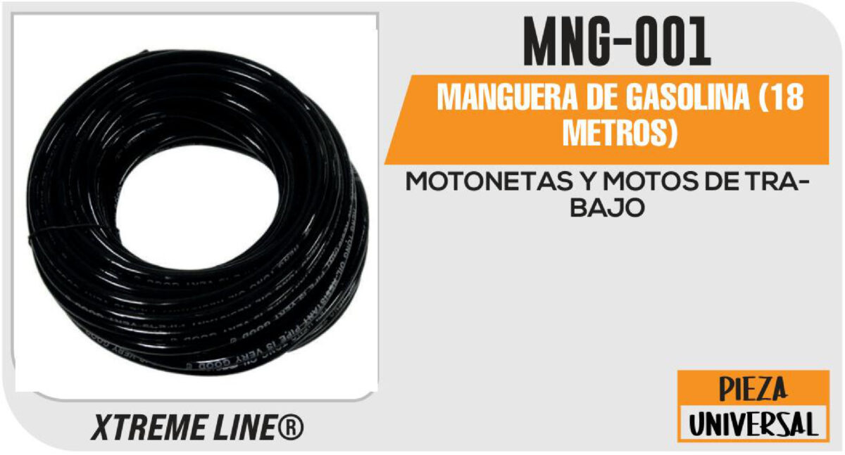 MANGUERA DE GASOLINA (18 METROS)