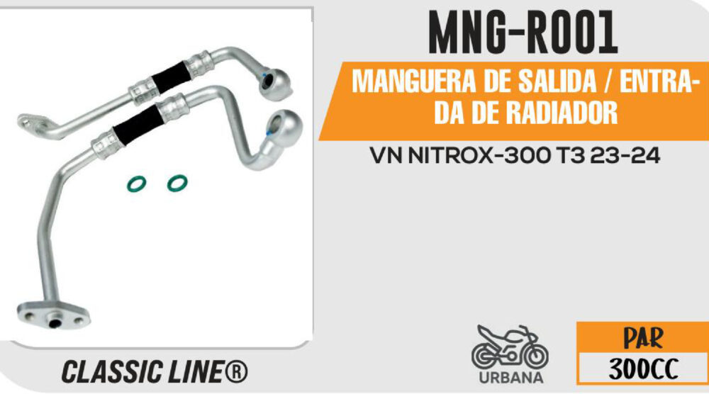 MANGUERA DE SALIDA / ENTRADA DE RADIADOR