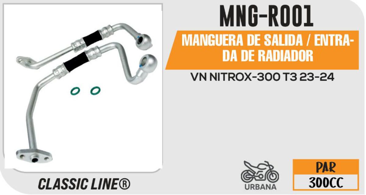 MANGUERA DE SALIDA / ENTRADA DE RADIADOR