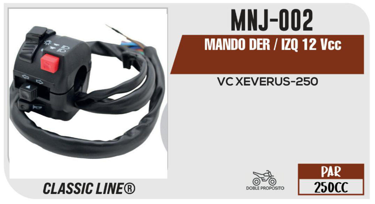 MANDO DER / IZQ 12Vcc