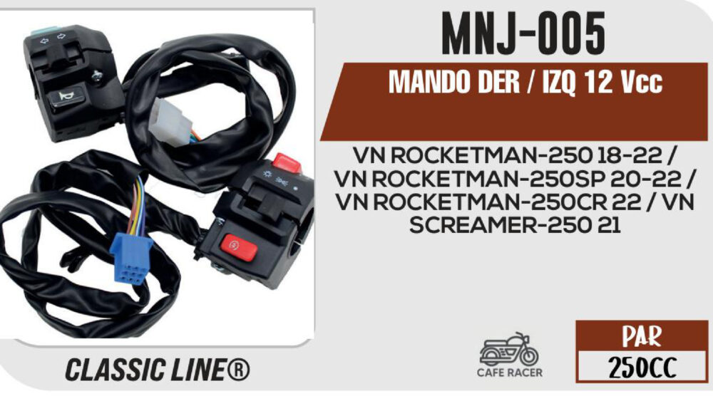 MANDO DER / IZQ 12Vcc