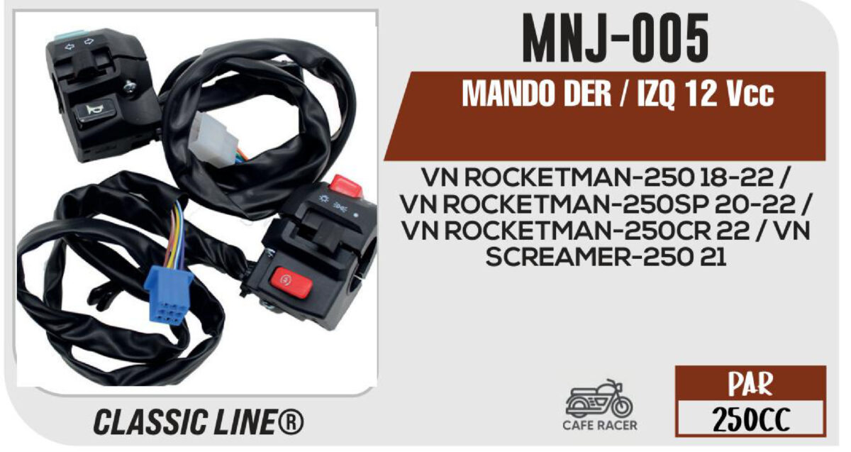 MANDO DER / IZQ 12Vcc