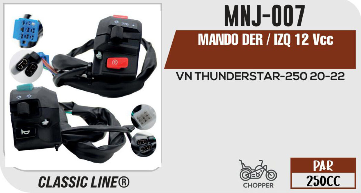 MANDO DER / IZQ 12Vcc