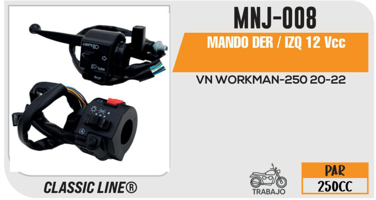 MANDO DER / IZQ 12Vcc