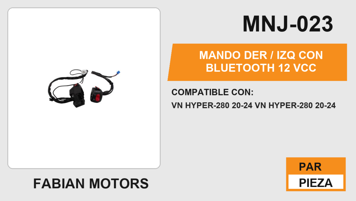 MANDO DER / IZQ 12Vcc