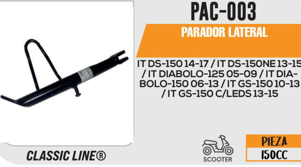 PARADOR LATERAL