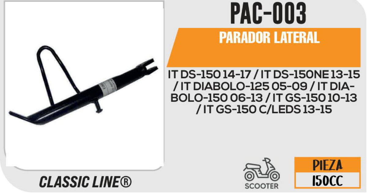 PARADOR LATERAL