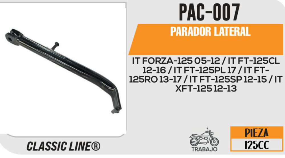 PARADOR LATERAL