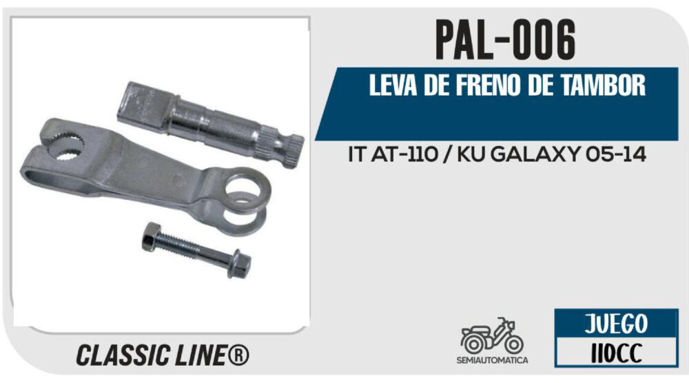 LEVA DE FRENO DE TAMBOR