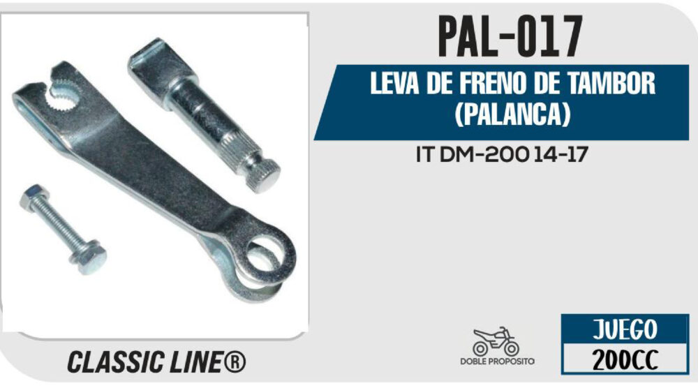 LEVA DE FRENO DE TAMBOR PALANCA