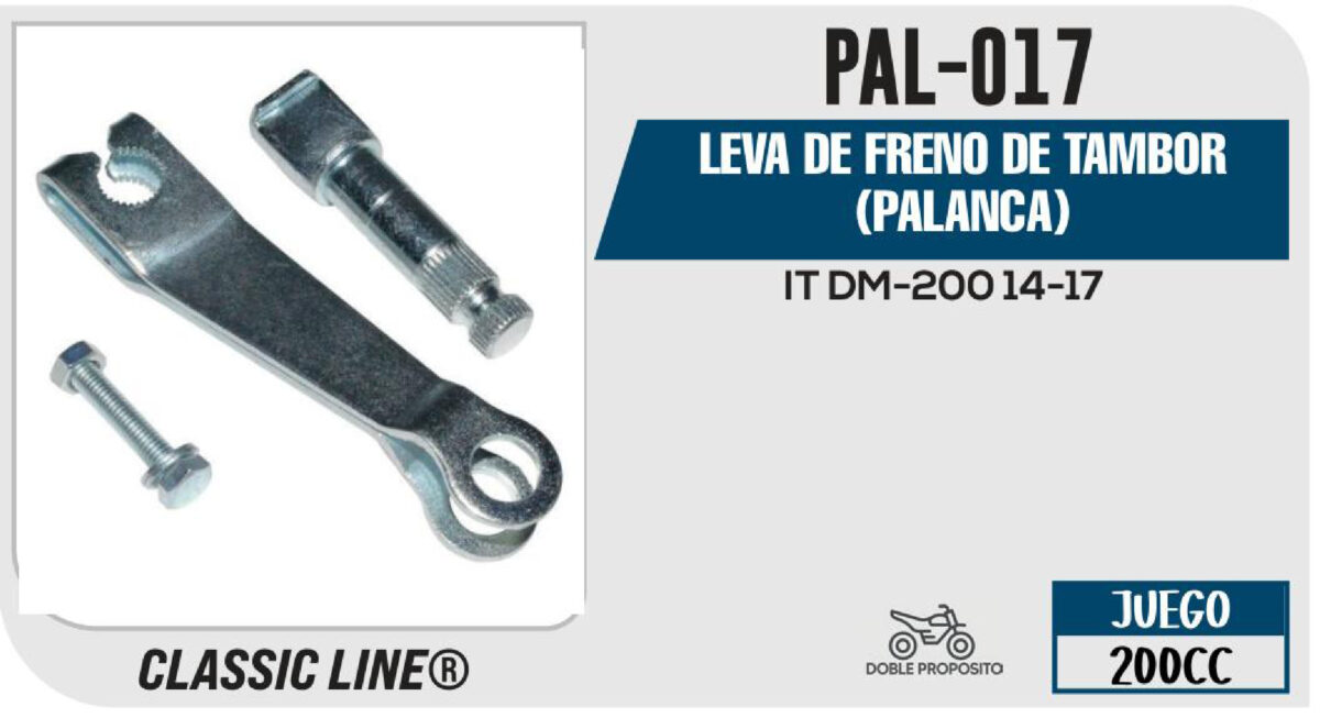 LEVA DE FRENO DE TAMBOR PALANCA