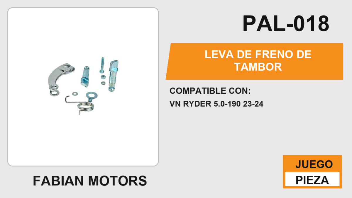 LEVA DE FRENO DE TAMBOR