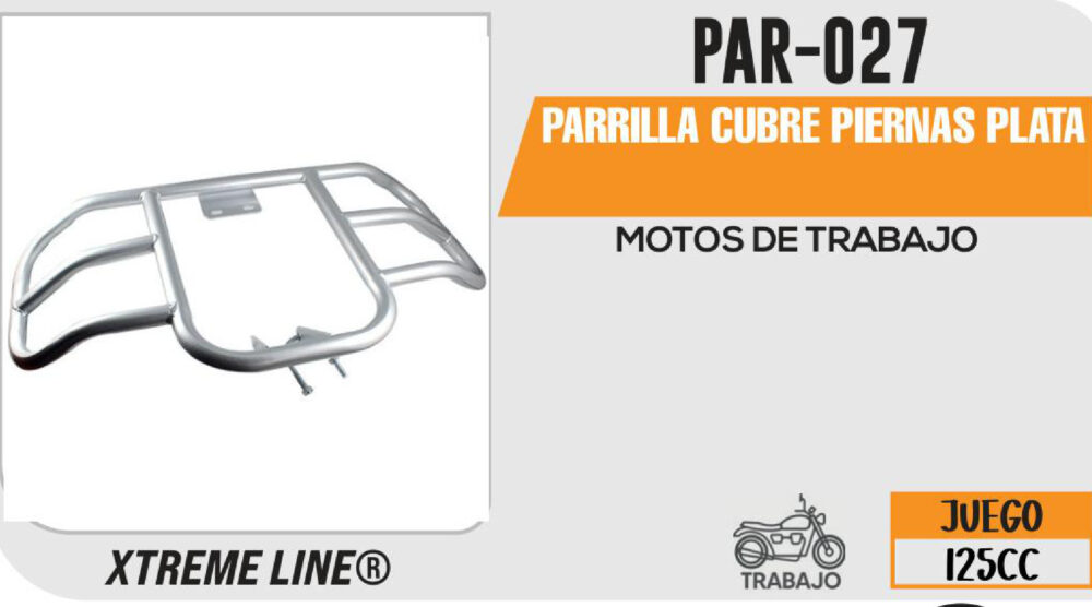 PARRILLA CUBRE PIERNAS PLATA