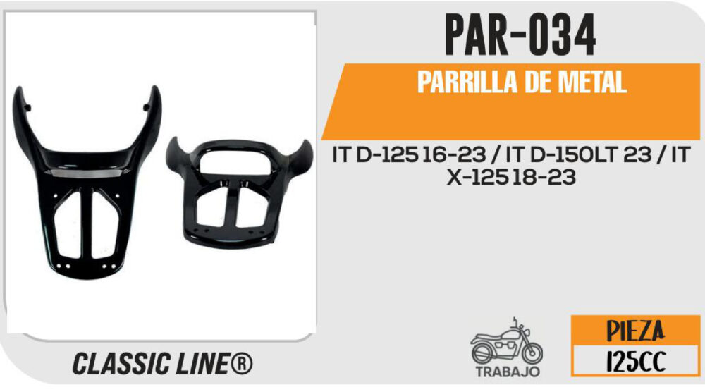 PARRILLA DE METAL