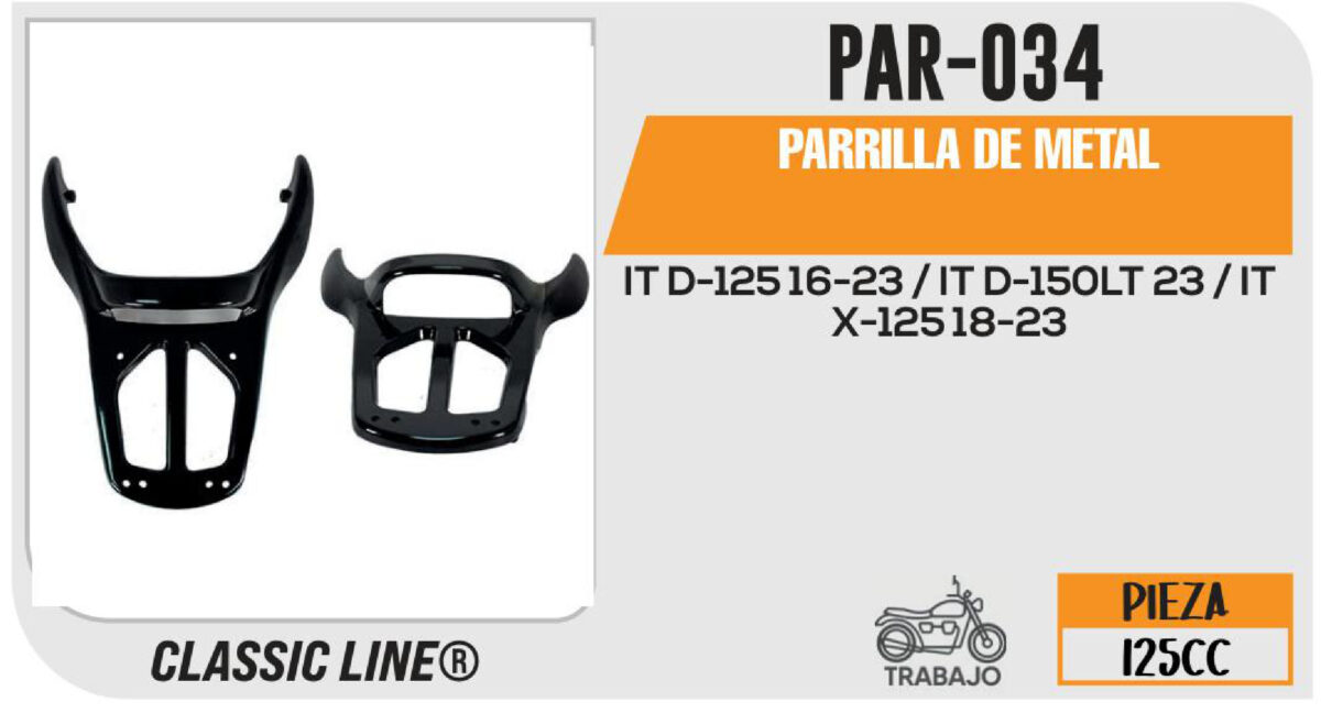 PARRILLA DE METAL