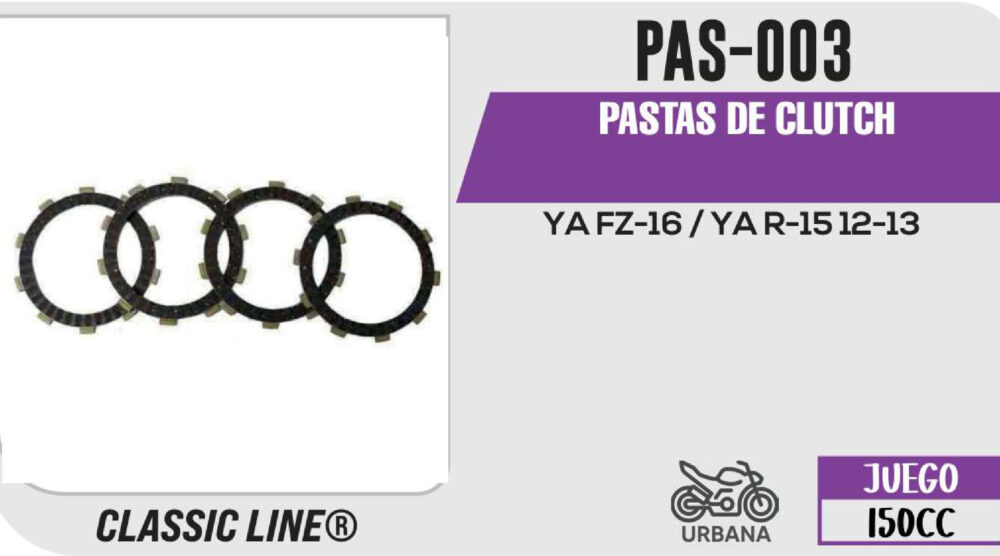 PASTAS DE CLUTCH