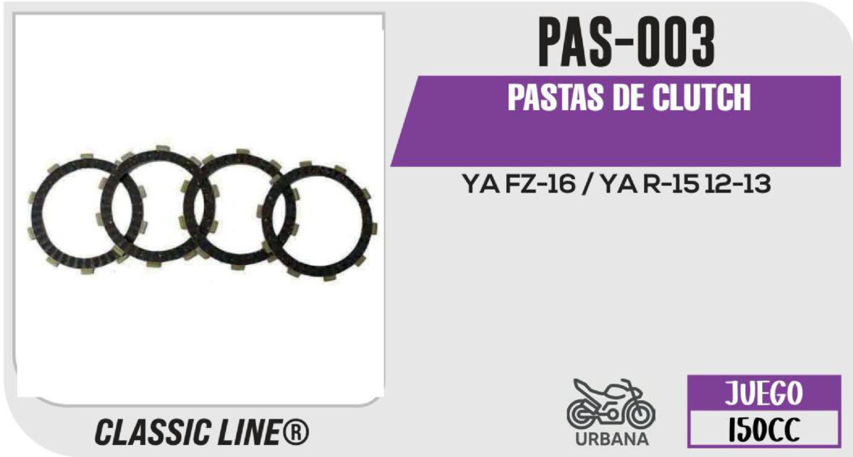PASTAS DE CLUTCH
