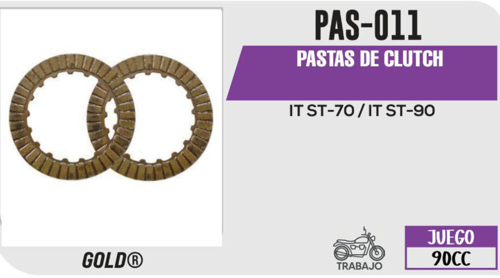 PASTAS DE CLUTCH PAPER BASE