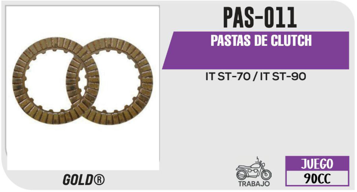 PASTAS DE CLUTCH PAPER BASE