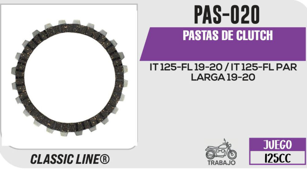 PASTAS DE CLUTCH