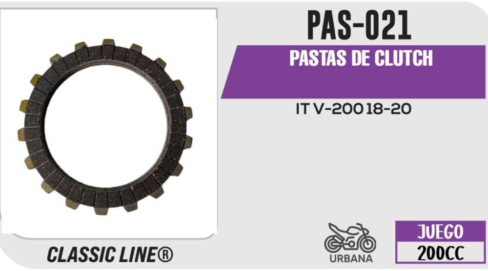 PASTAS DE CLUTCH