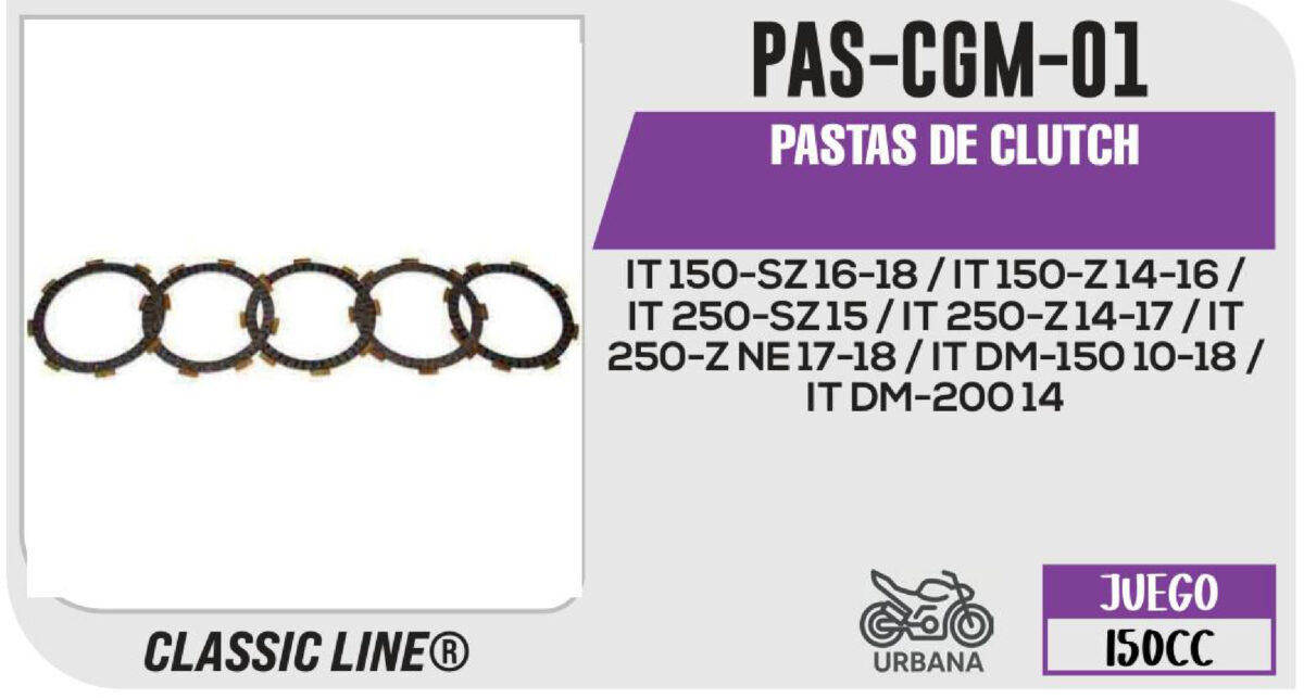PASTAS DE CLUTCH