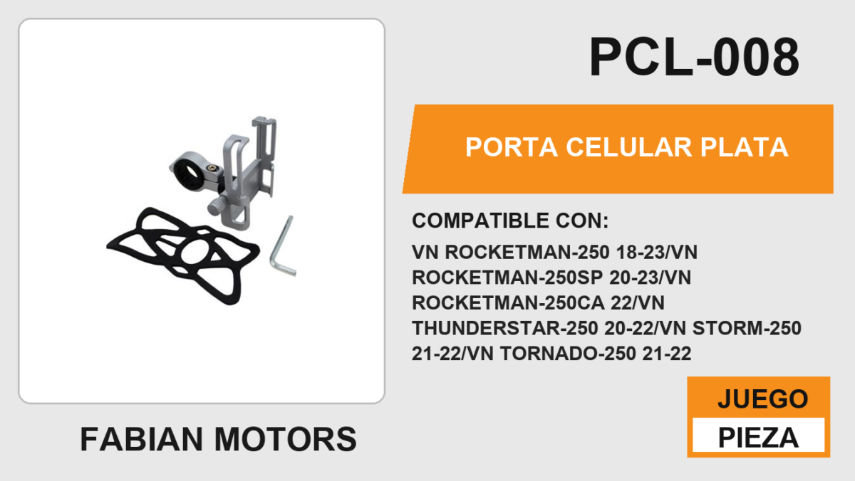 PORTA CELULAR PLATA