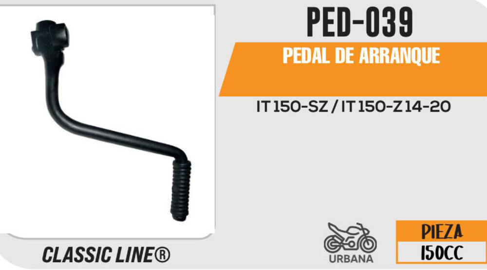 PEDAL DE ARRANQUE NEGRO