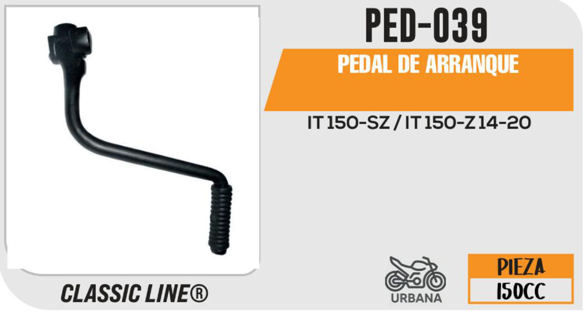 PEDAL DE ARRANQUE NEGRO