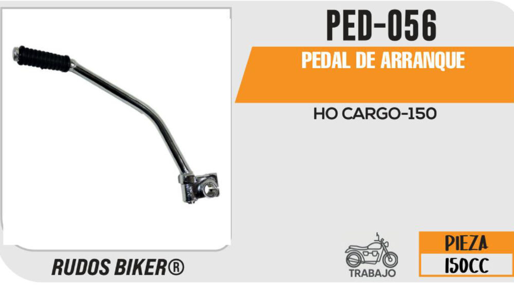 PEDAL DE ARRANQUE CROMADO