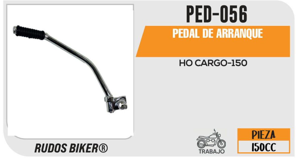 PEDAL DE ARRANQUE CROMADO