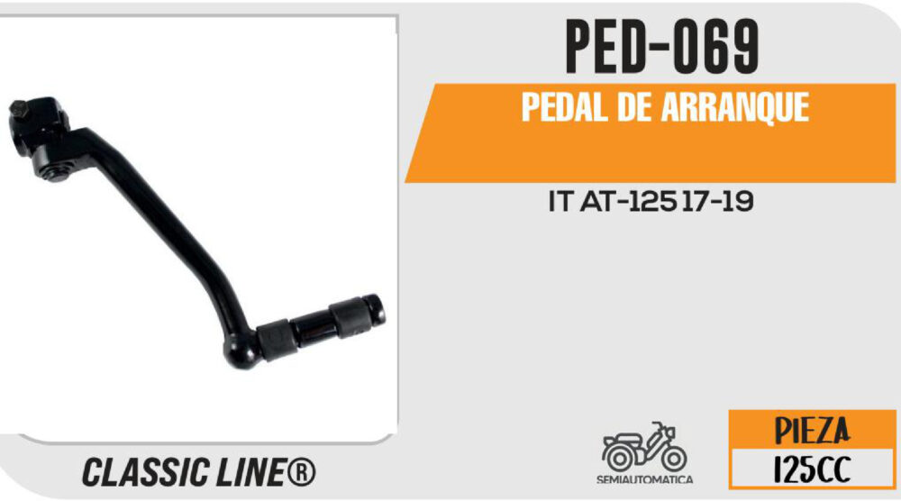 PEDAL DE ARRANQUE NEGRO