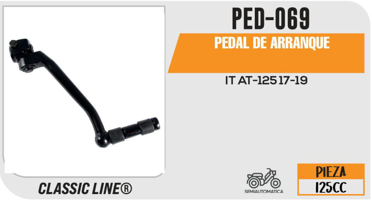 PEDAL DE ARRANQUE NEGRO