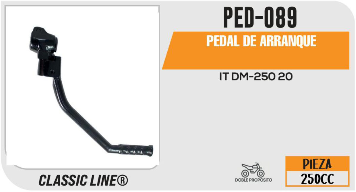 PEDAL DE ARRANQUE NEGRO