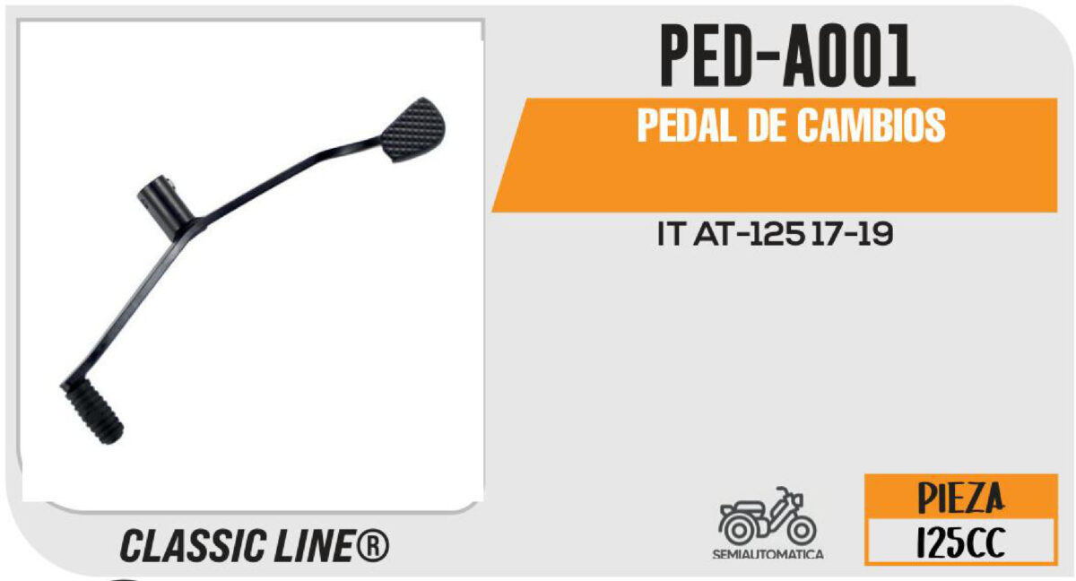 PEDAL DE CAMBIOS NEGRO